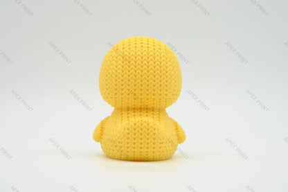 3D Printed Crochet-Style Duck Figurine