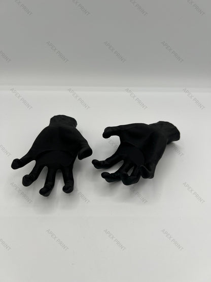 3D Printed  Black Hand Candle Holder