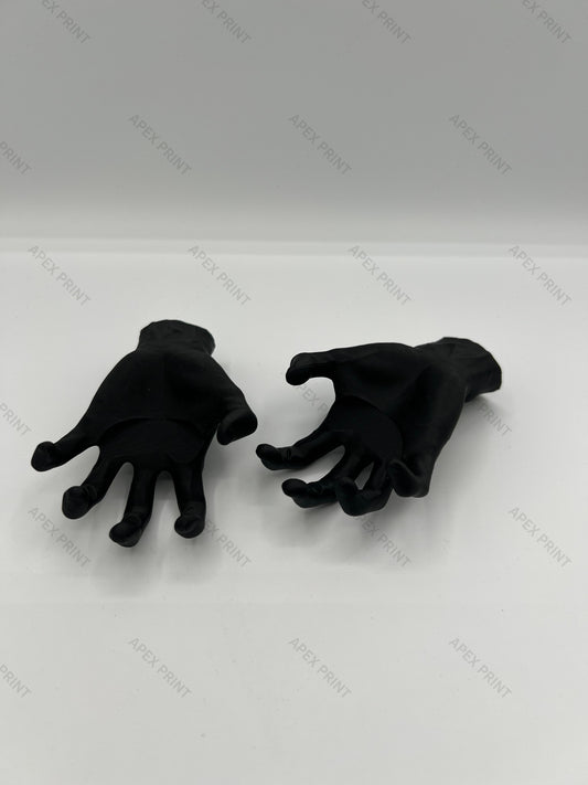3D Printed  Black Hand Candle Holder
