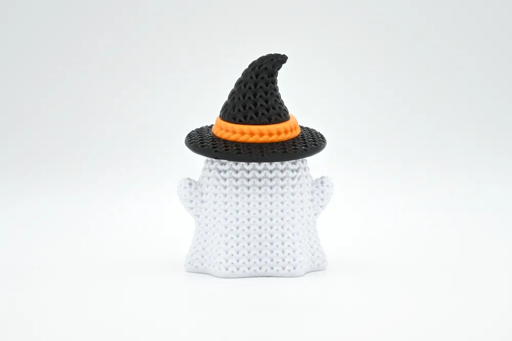 3D Printed Witch Hat Ghost Figurine