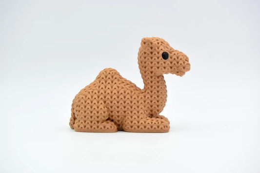 3D Printed Crochet-Style Camel Figurine