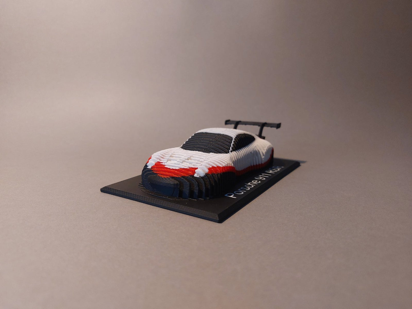 Porsche 911 RSR Layered Sculpture
