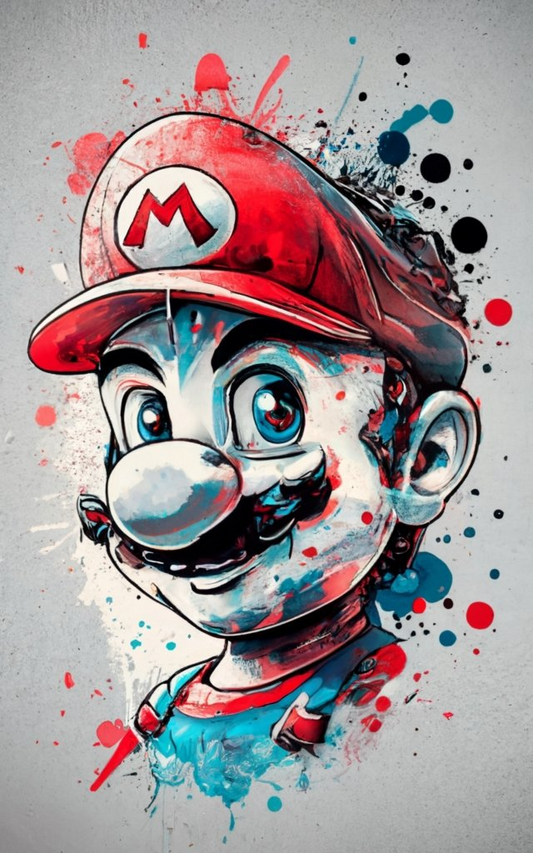 Super mario painting (HueForge)