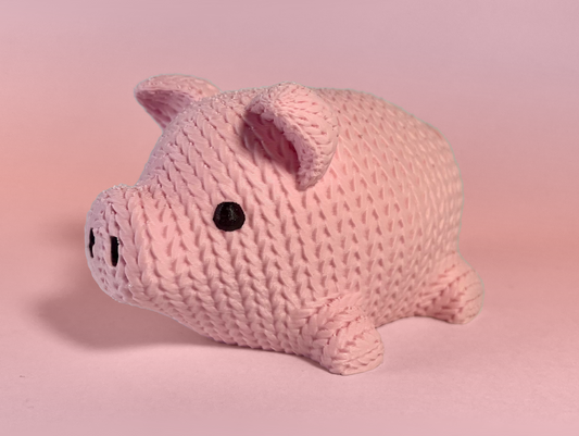 Cute Crochet Pig