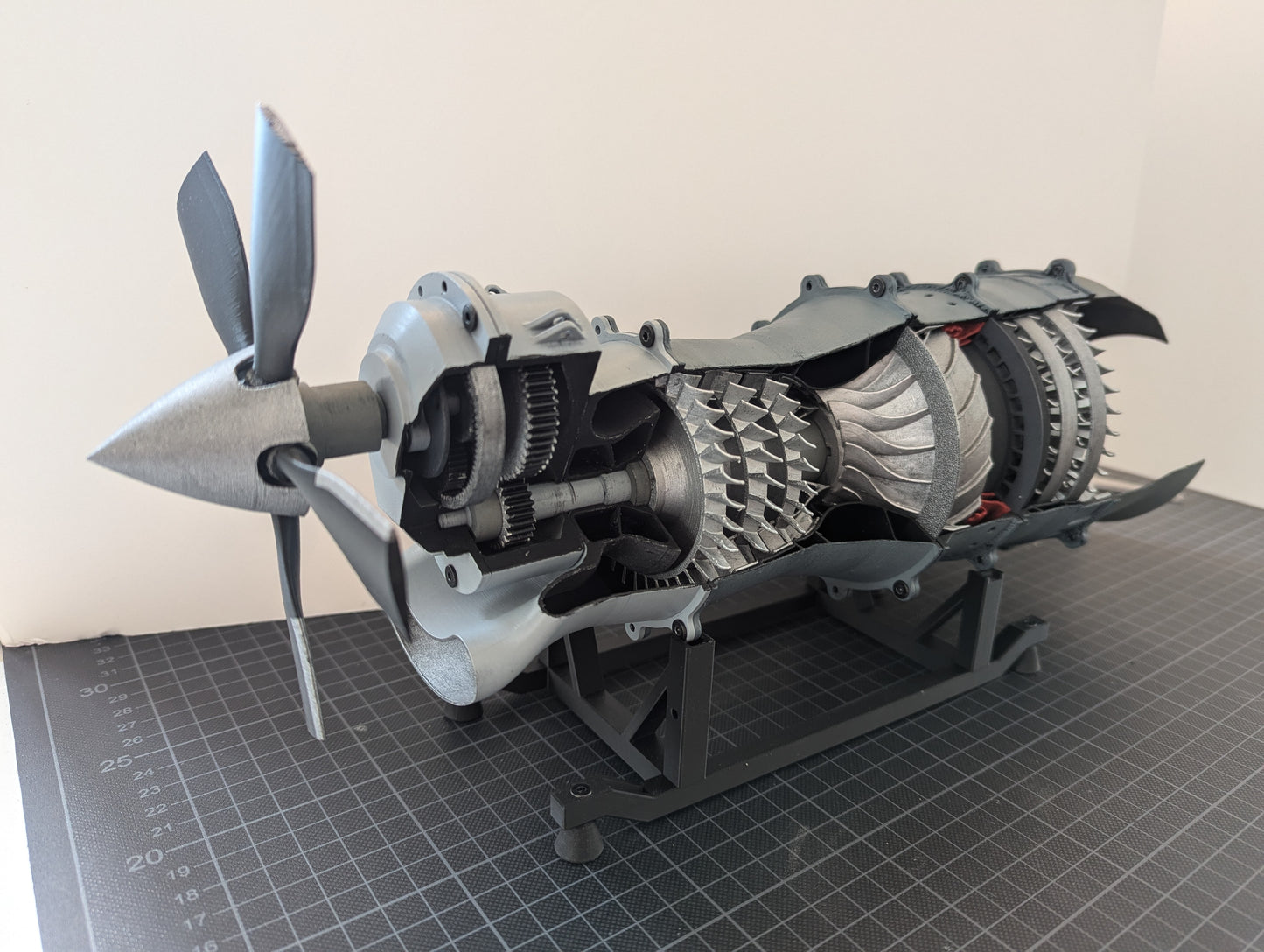 Three-Shaft Turboprop Engine Model