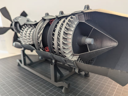 Three-Shaft Turboprop Engine Model