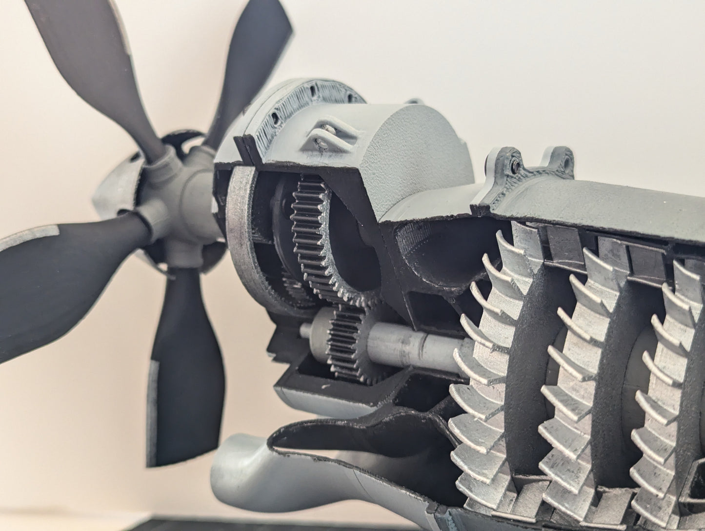 Three-Shaft Turboprop Engine Model