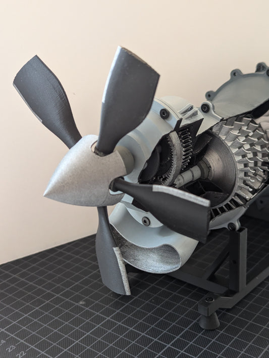 Three-Shaft Turboprop Engine Model