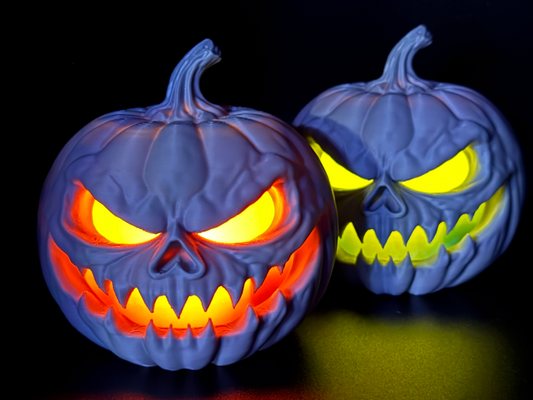 Glowing Jack-O-Lantern