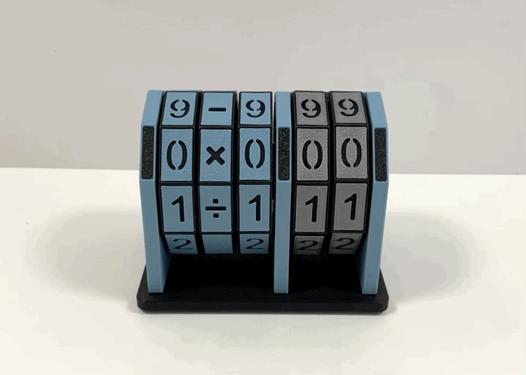 Math trainer (rotate for random tasks)