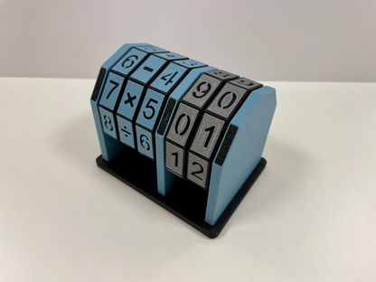 Math trainer (rotate for random tasks)