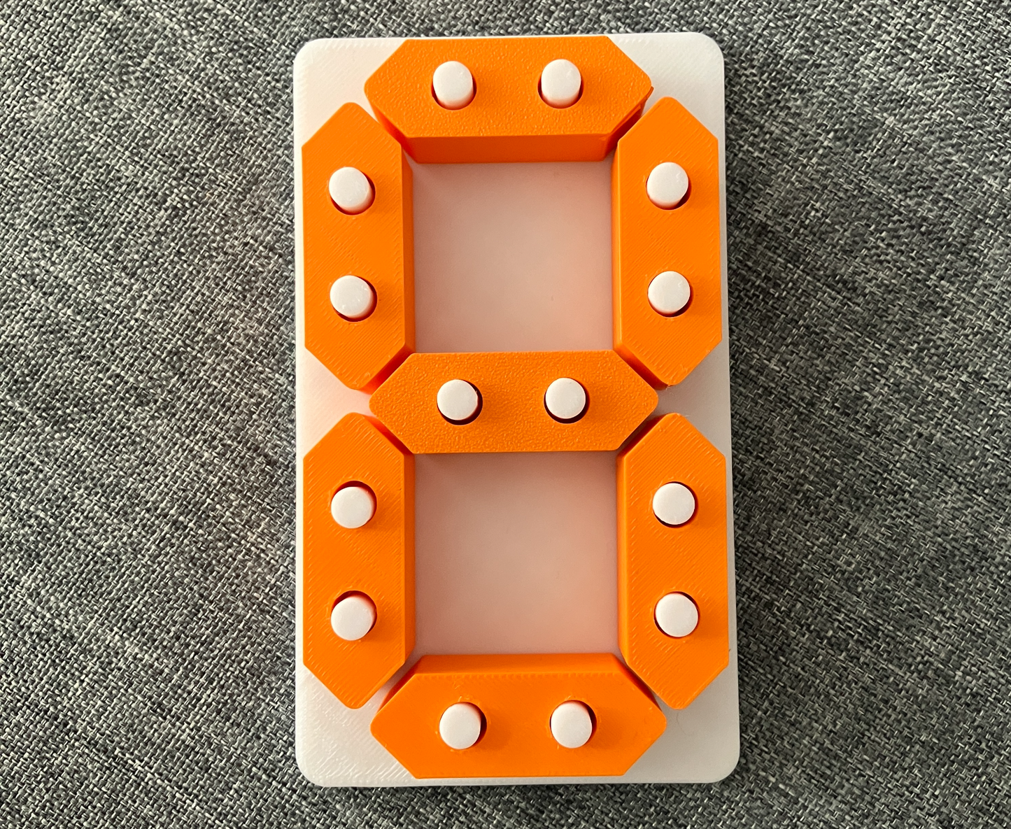 Montessori number game for children