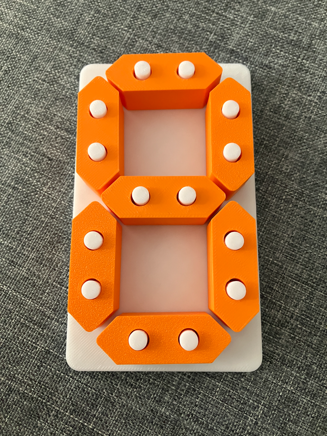 Montessori number game for children