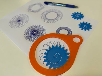 Drawing tool for geometric pattern drawing