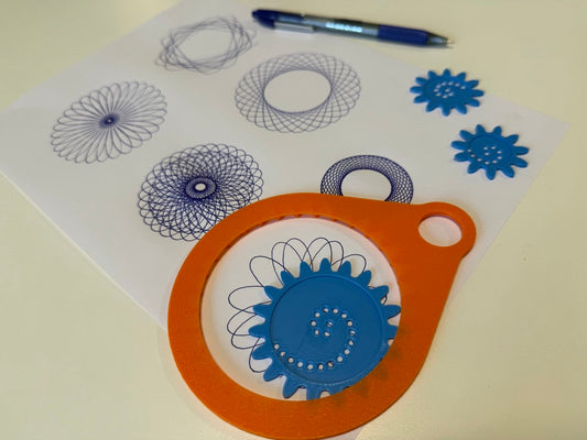 Drawing tool for geometric pattern drawing