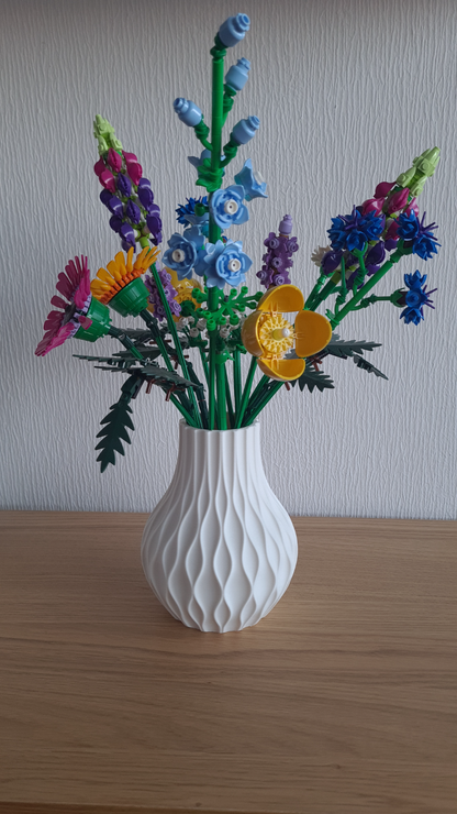 Vase for brick flowers