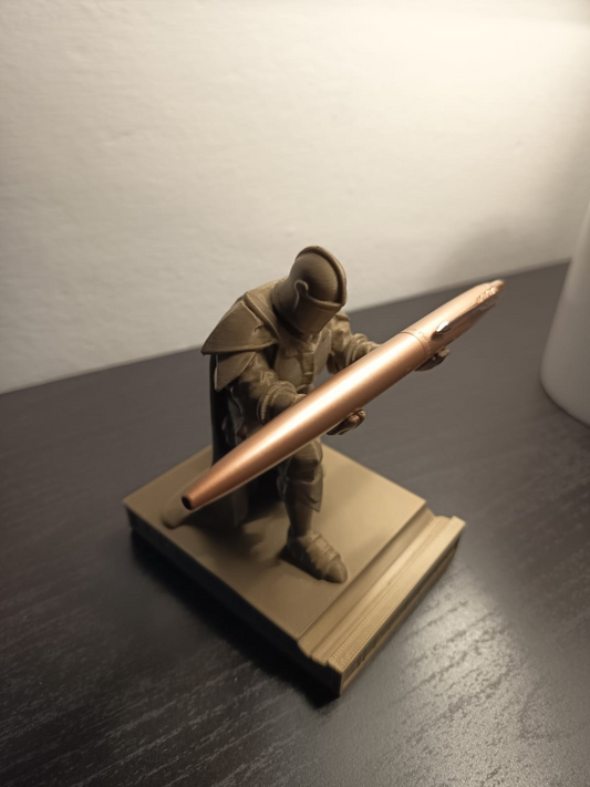 Knight of the Quill Medieval Knight Pen Holder