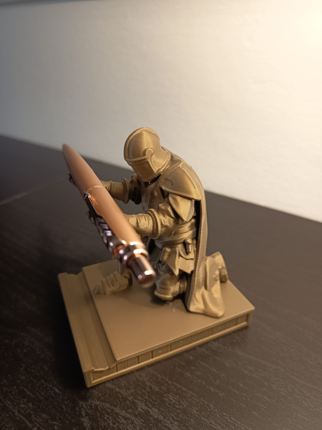 Knight of the Quill Medieval Knight Pen Holder