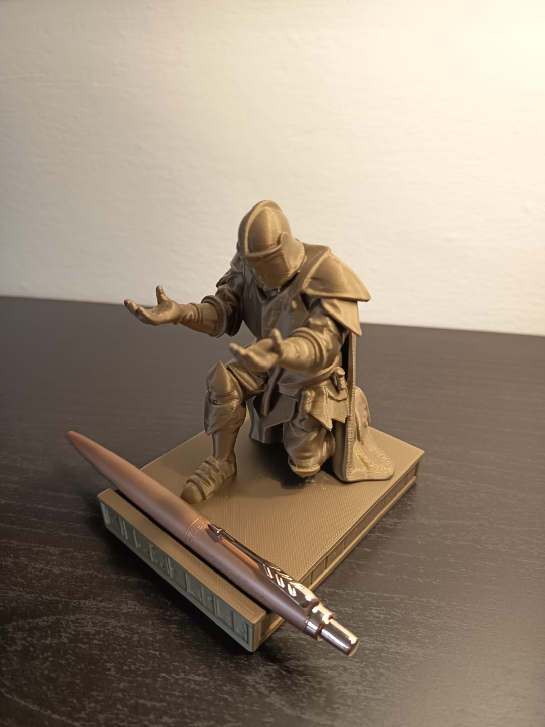 Knight of the Quill Medieval Knight Pen Holder