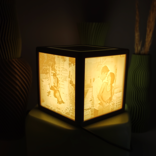 Lithophane Cube Lamp